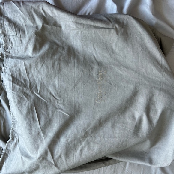 Calvin klein platinum leather briefcase - Picture 6 of 7